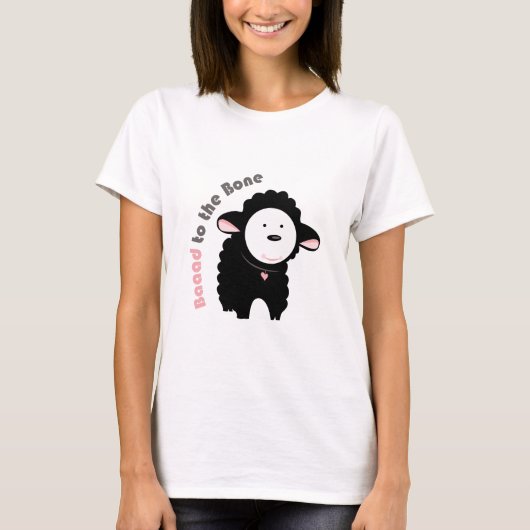 T-shirt Baaaad à l'os (Devant)