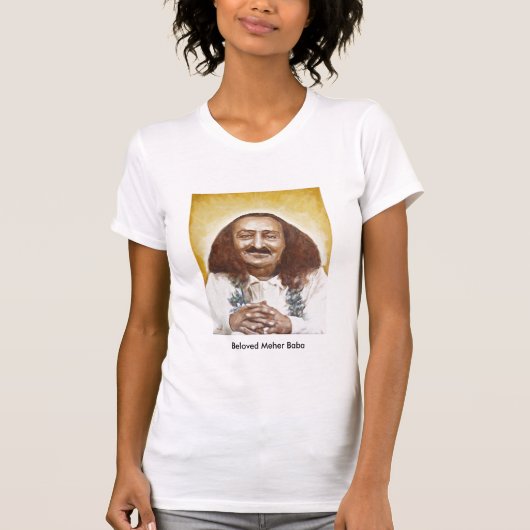 T-shirt Baba aimé de Meher (Devant)