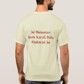 T-shirt Baba de Neem Karoli (Dos)
