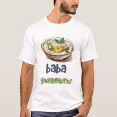 T-shirt Baba Ganoush Eggaspirer Eggaspirer EggInstallation (Devant)