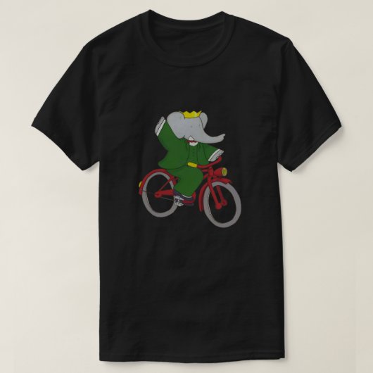T-shirt Babar fait un vélo Classic (Design devant)