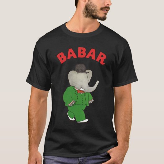 T-shirt babar l'éléphant (Devant)