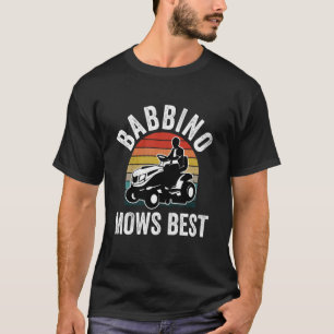 T-shirt Babbino Tond le Meilleur Jardinier Drôle Entretien