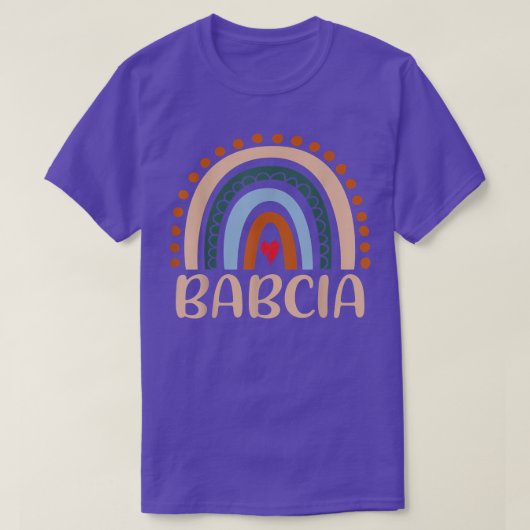 T-shirt Babcia Arc-en-ciel Grand-mère mignonne Fête des mè (Design devant)