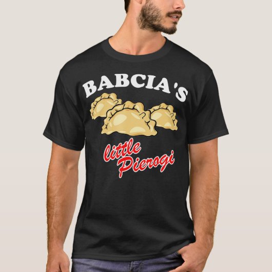 T-shirt Babcias petit Pierogi cuisine polonaise Polska (Devant)