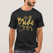 T-shirt Babe Bride Mariage de la tribu Retro Retro Bride (Devant)