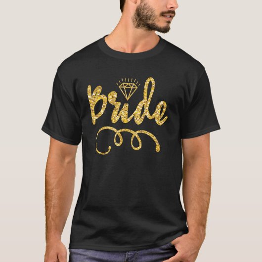 T-shirt Babe Bride Mariage de la tribu Retro Retro Bride (Devant)