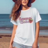T-shirt Babe d'été, Chemises de plage, Vacances d'été