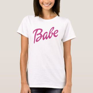 T-shirt Babe en rose