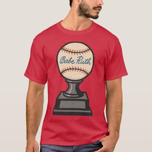 T-shirt Babe Ruth Signed Ball (Devant)