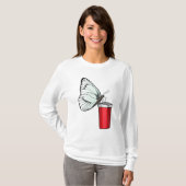 T-shirt Babfly Drinking (Devant entier)