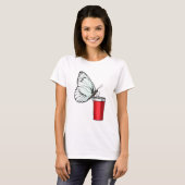 T-shirt Babfly Drinking (Devant entier)