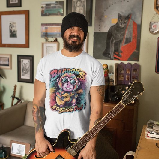 T-shirt Baboon super : Les babouins sont tout à fait cool