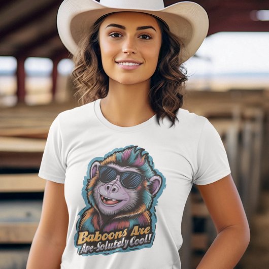 T-shirt Baboon tendance : Shades et Swag