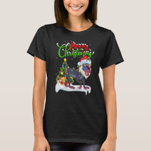 T-shirt Baboon Xmas Décorations Père Noël Baboon Noël