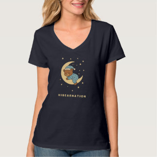 T-shirt Baby Bear Hibernating on Moon