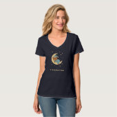 T-shirt Baby Bear Hibernating on Moon (Devant entier)