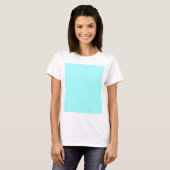 T-shirt Baby Blue Color Customisé Designer (Devant entier)