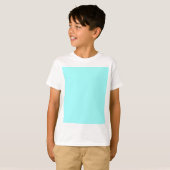 T-shirt Baby Blue Color Customisé Designer (Devant entier)
