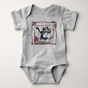 T-Shirt Baby Bodysuit Grappige kat