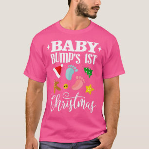 T-shirt Baby Bumps Première maternité de Noël