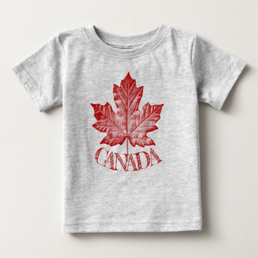T-shirt Baby Canada Retro Canada Baby Shirts (Devant)