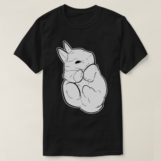T-shirt Baby Cute Bunny Owner (Design devant)