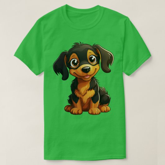 T-shirt Baby dachshund 1 (Design devant)