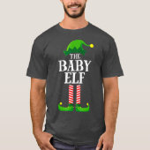 T-shirt Baby Elf Matching Famille Groupe Noël (Devant)