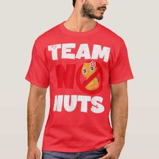 T-shirt Baby Faire-part Funny Team No Nuts Parents Gende