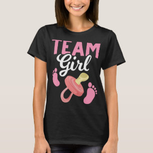 T-shirt Baby Faire-part Futurs Parents Équipe Fille Genre