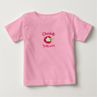 T-shirt baby framboe