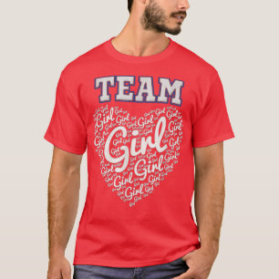 T-shirt Baby Genre Revey Party Team Pink, Team Girl T