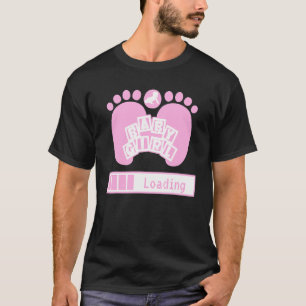 T-shirt Baby Girl Chargement Geek Grossesse Genre Reveal U