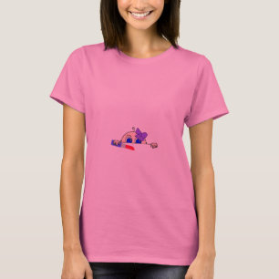 T-shirt Baby Girl Peeking Maternity