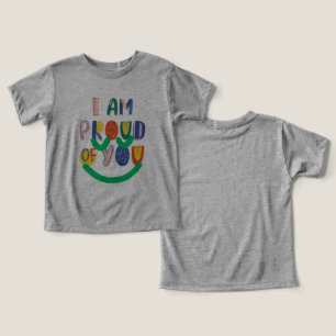 T-Shirt baby grijs kleur fier