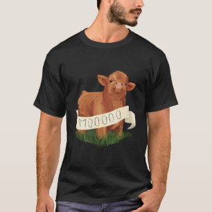 T-shirt Baby Highland Vache Calf - animal de ferme mignon