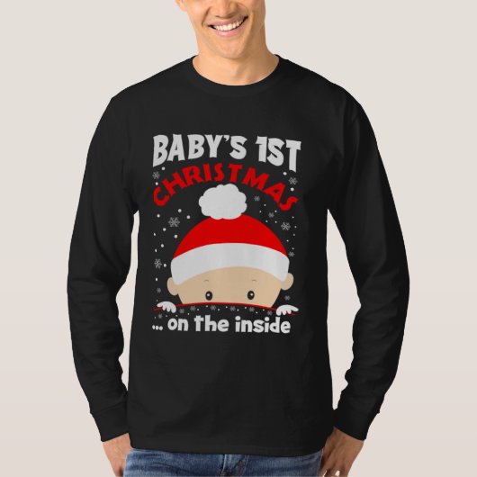 T-shirt Baby It s Christmas On The Inside Cute Christmas B (Devant)