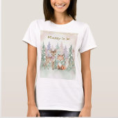 T-shirt Baby It's Cold Outside Winter Woodland Baby Shower