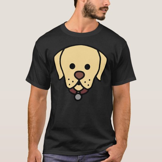 T-shirt Baby Lab Jaune (Devant)