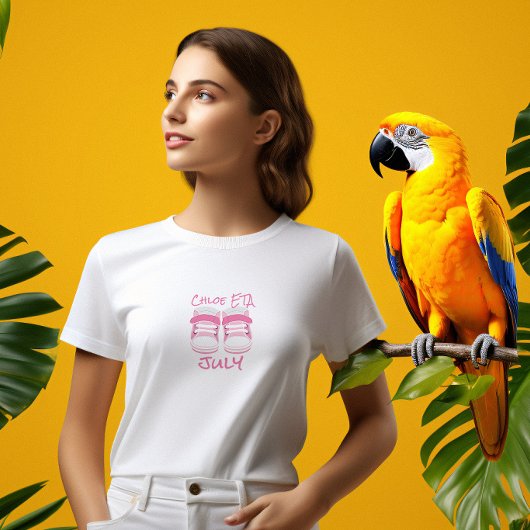 T-shirt Baby Loading Please Wait Custom Due Date Shirt