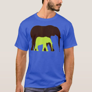 T-shirt Baby Mama Elephant Wildlife Safari Jungle Zoo