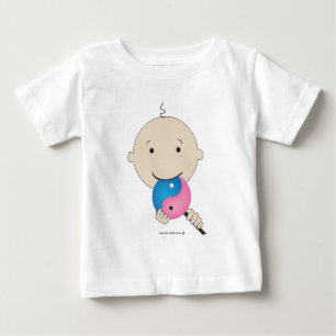 T-shirt - baby met yin yang lollipop