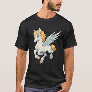 T-shirt Baby Pegasus Art mignon Cheval ailé