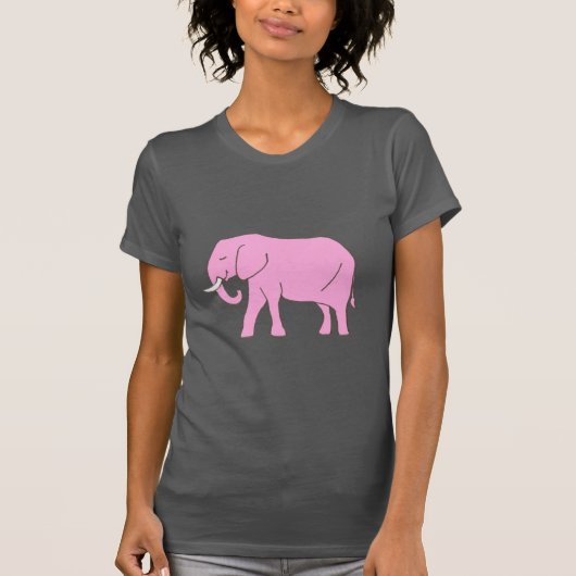 T-shirt Baby pink Elephant Walking (Devant)