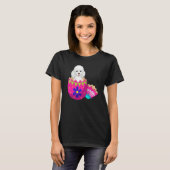 T-shirt Baby Poodle Hatching From Easter Egg Easter Day (Devant entier)