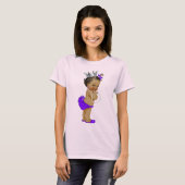 T-shirt Baby Princess et Pearls ethniques (Devant entier)