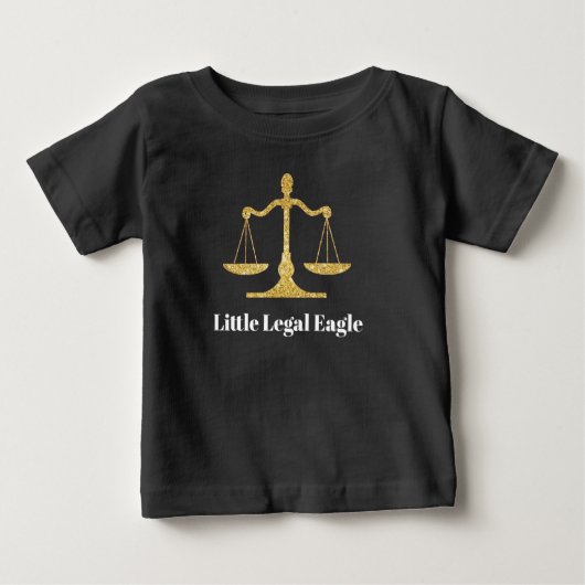 T-shirt Baby Scales of Justice (Devant)