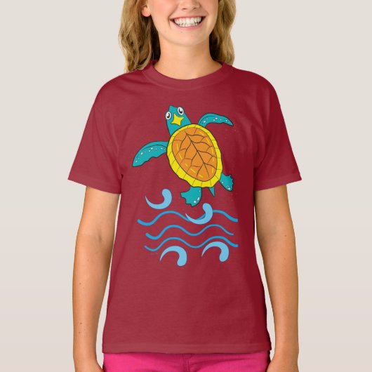 T-shirt Baby sea Turtle (Devant)