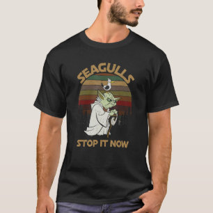 T-shirt Baby Seagull Stop It Now - Drôle Vintage Awesome